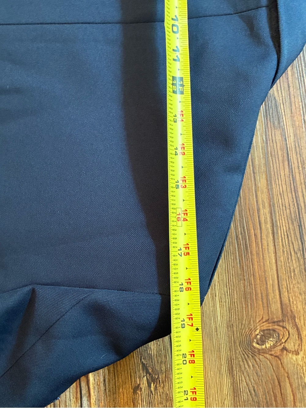 Vintage 1990 USAF Senior Airman E4 Dress Blue Military Coat 41R - Picture 8 of 16